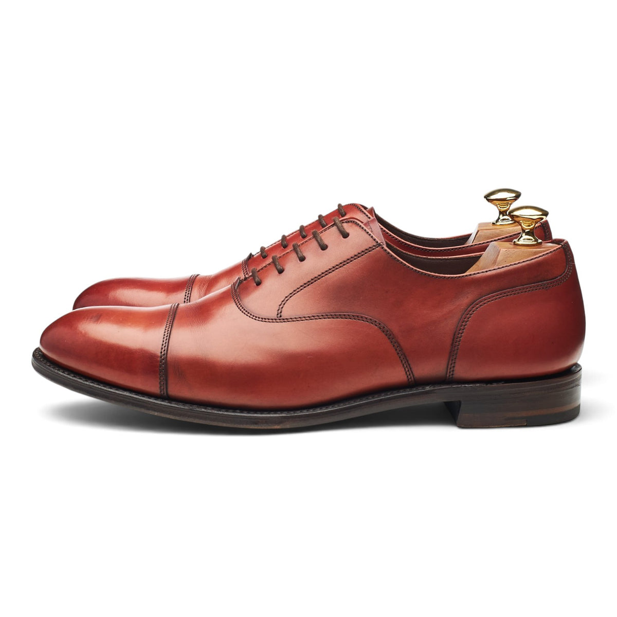 1880 'Stonegate' Tan Brown Leather Oxford UK 9 F