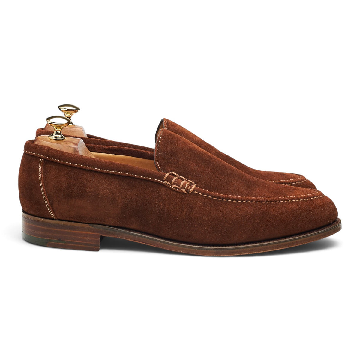 'Grendon' Brown Suede Loafers UK 10 G