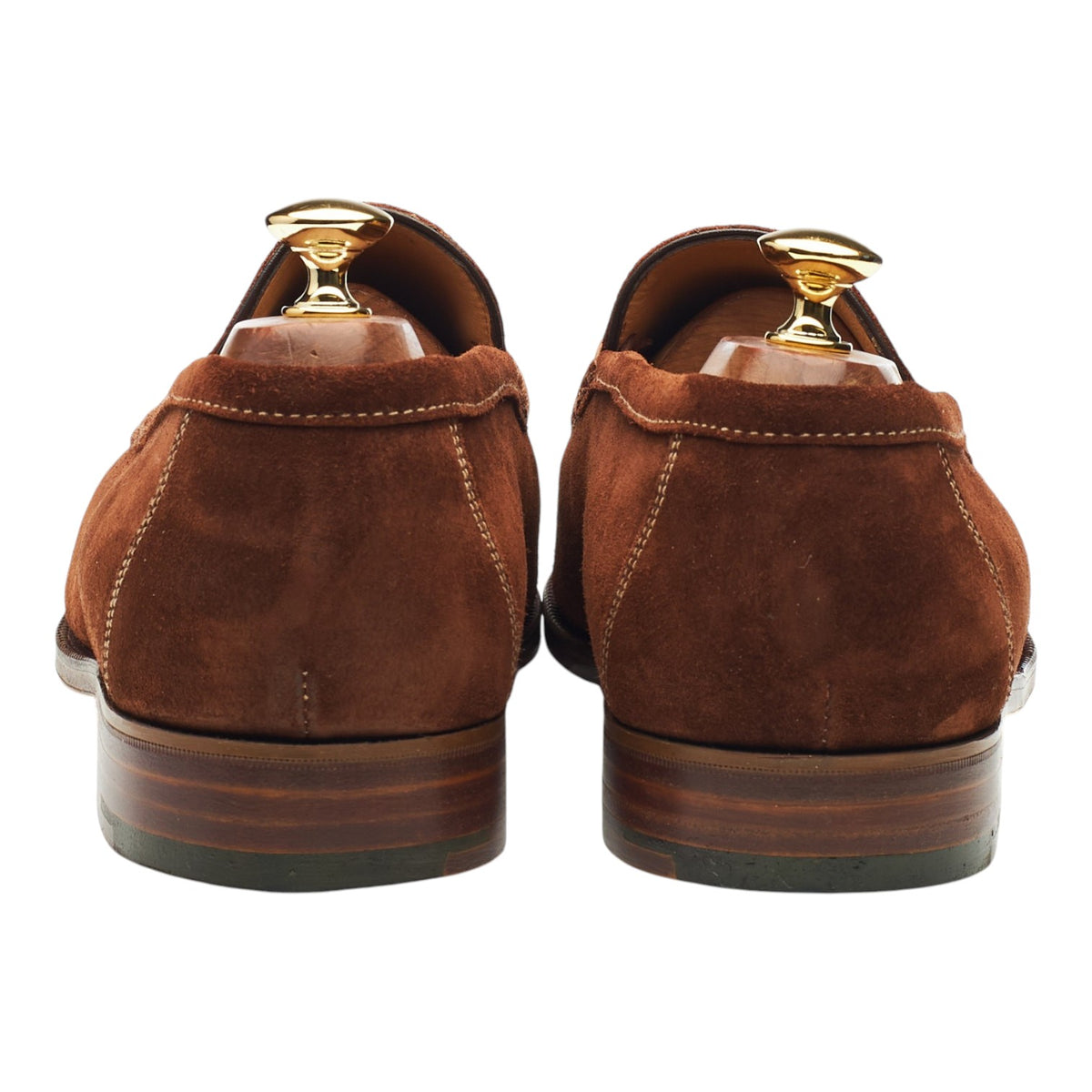 'Grendon' Brown Suede Loafers UK 10 G