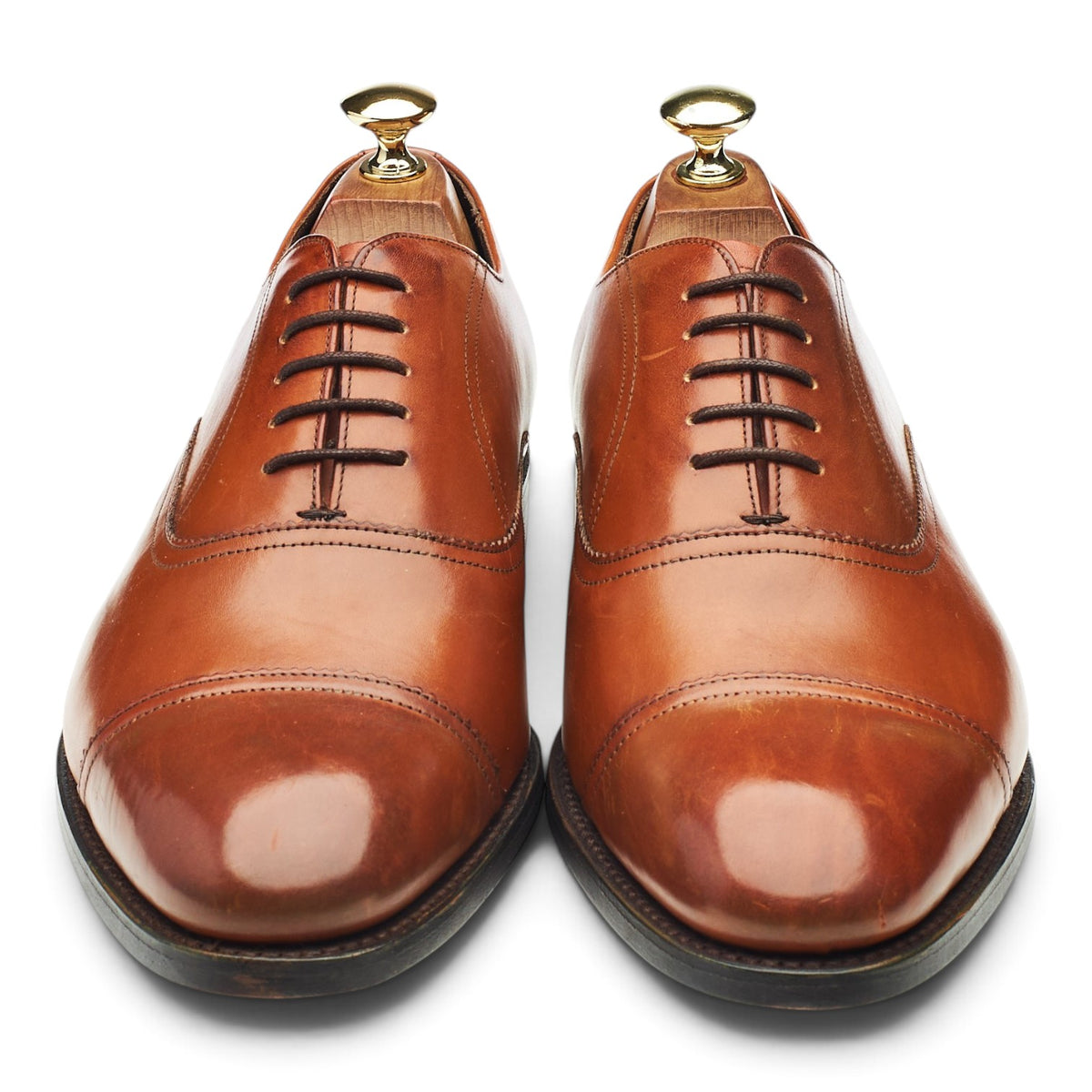 '3680MU01' Tan Brown Leather Oxford UK 8 G
