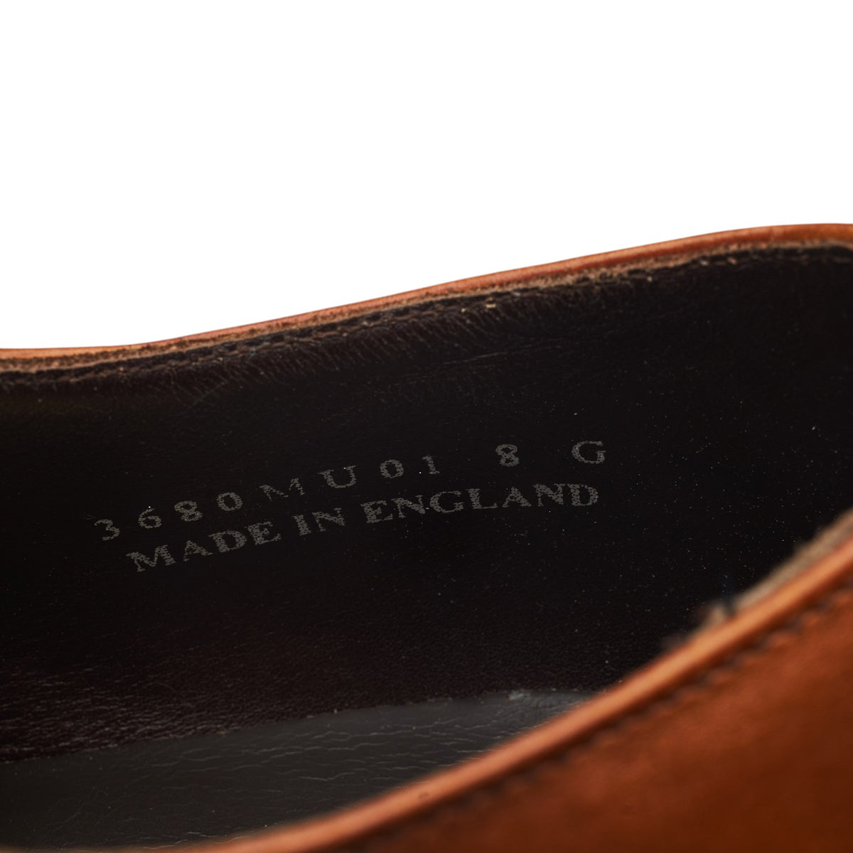 '3680MU01' Tan Brown Leather Oxford UK 8 G