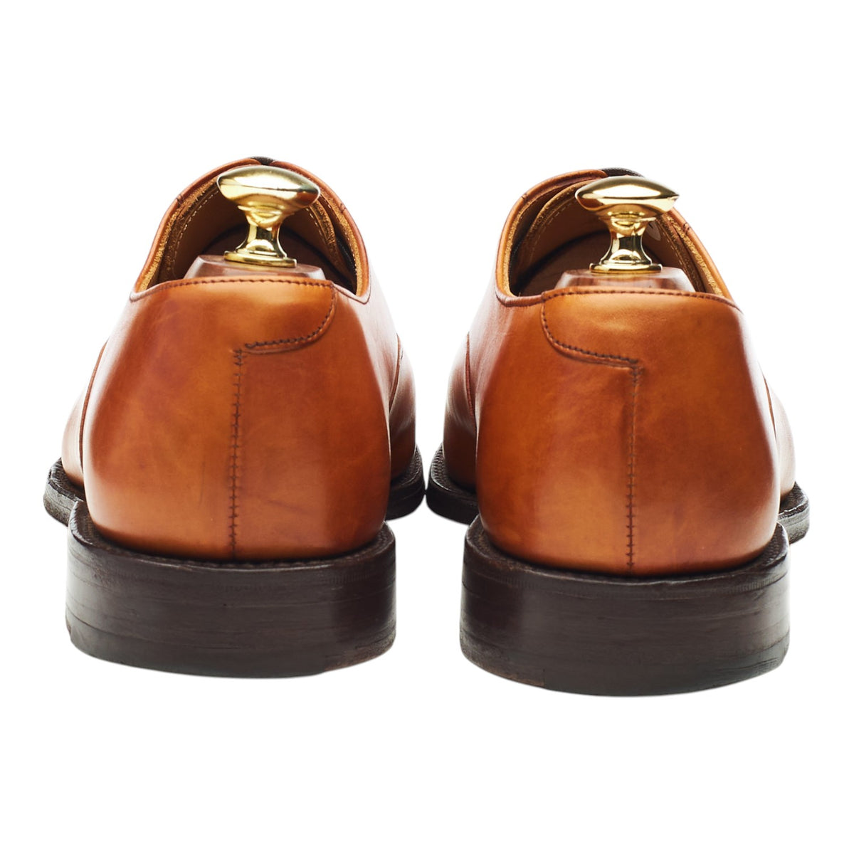 Tan Brown Leather Oxford Brogues UK 8.5 D