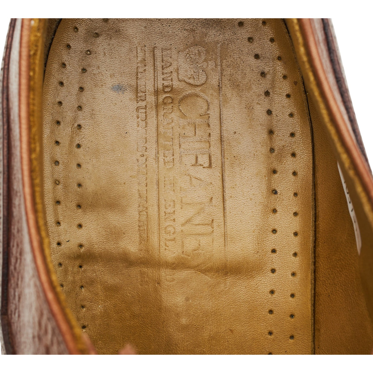 'Cairngorm' Tan Brown Leather Veldtschoen Derby UK 10 F