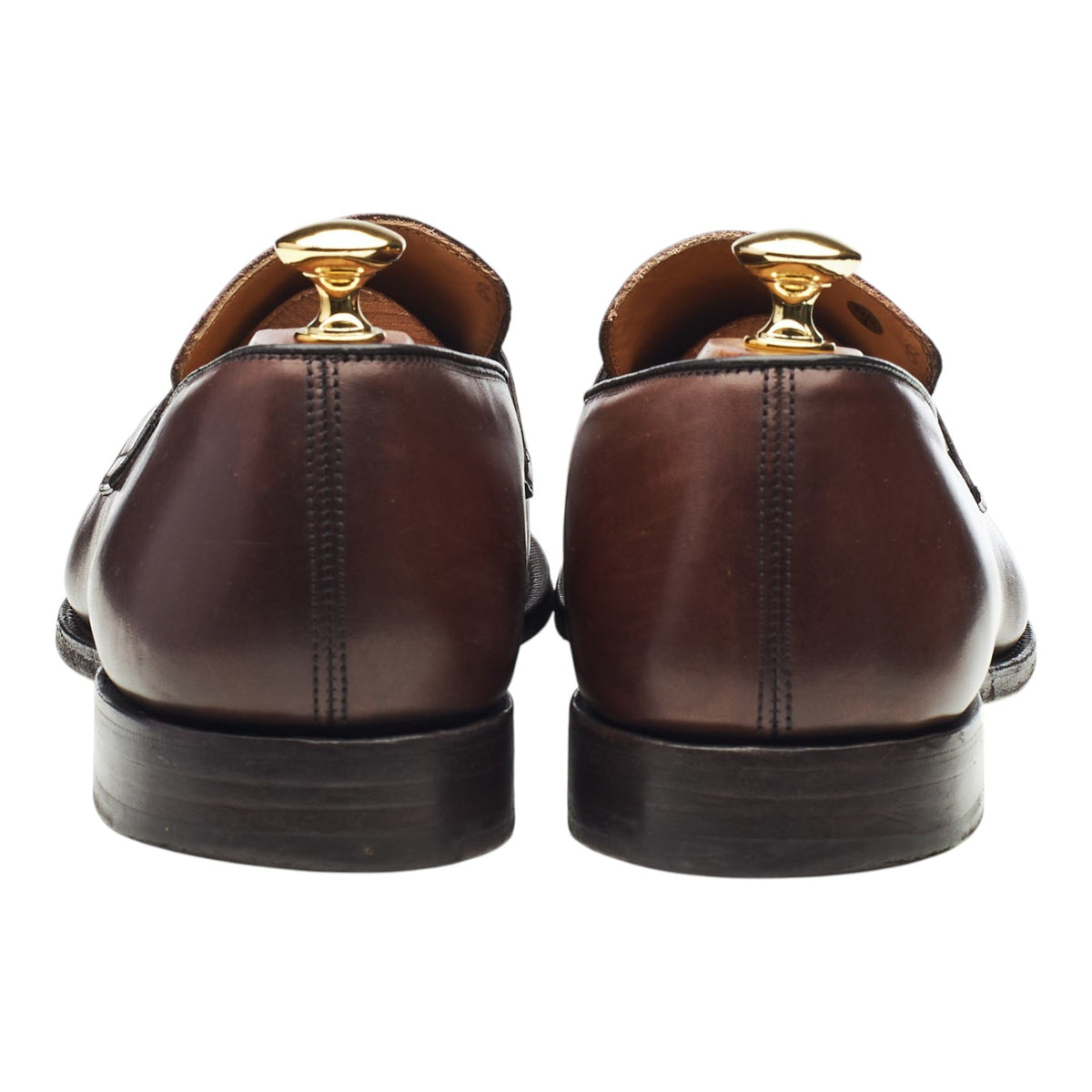 'Hertford 2' Dark Brown Leather Loafers UK 9 G