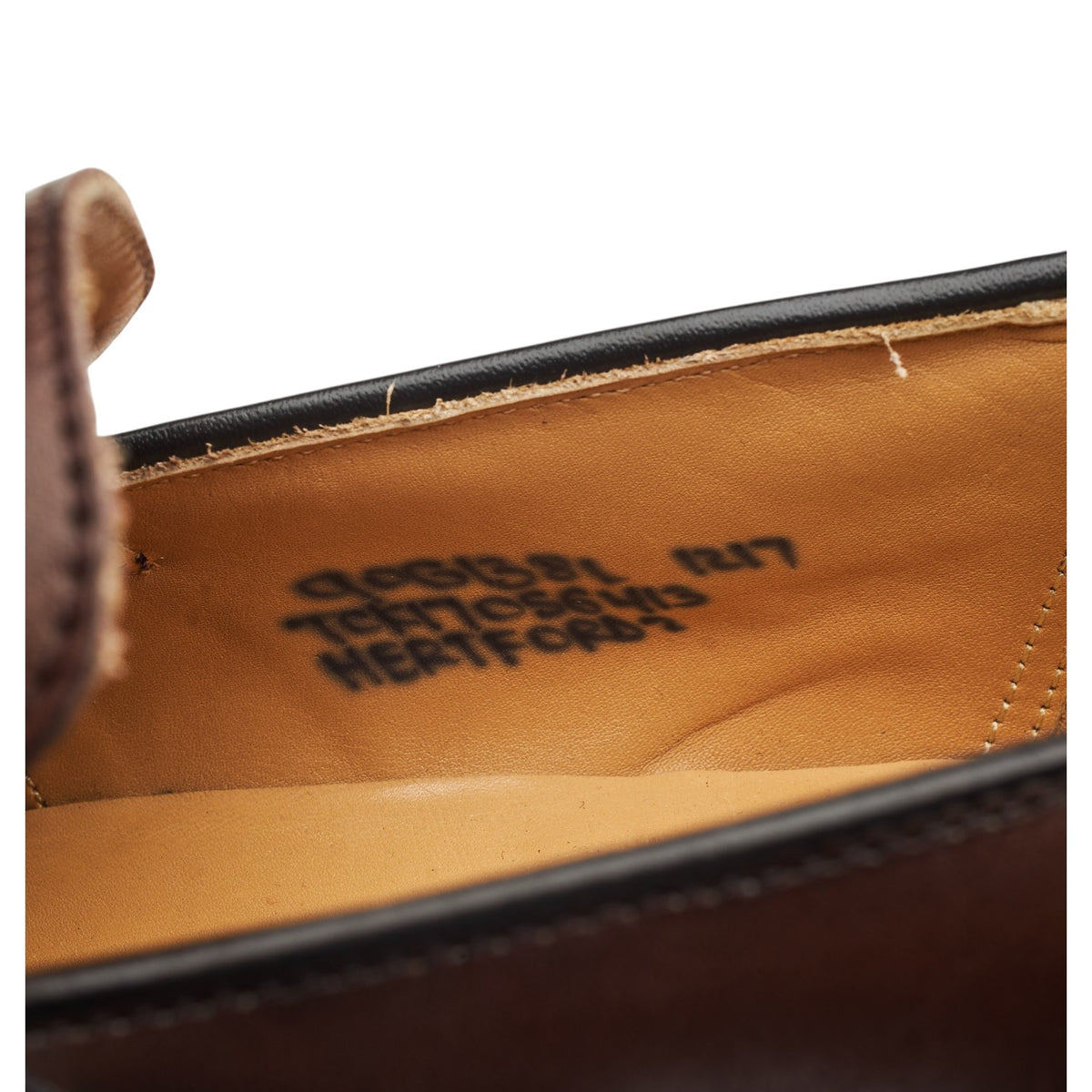 'Hertford 2' Dark Brown Leather Loafers UK 9 G