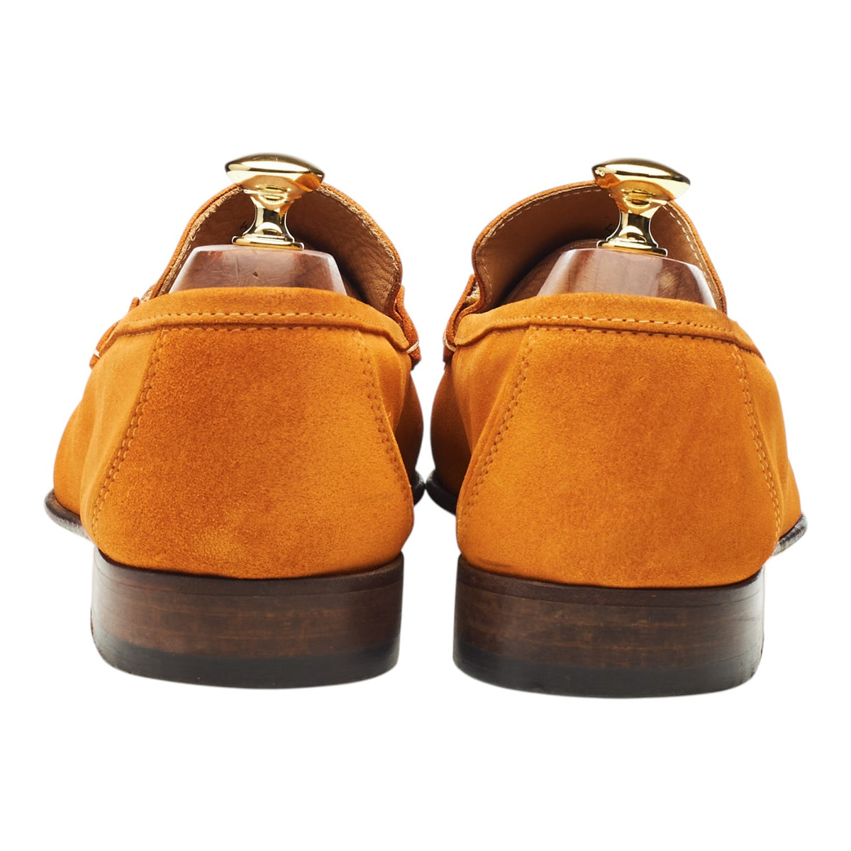 Orange Suede Loafers UK 10 EU 44