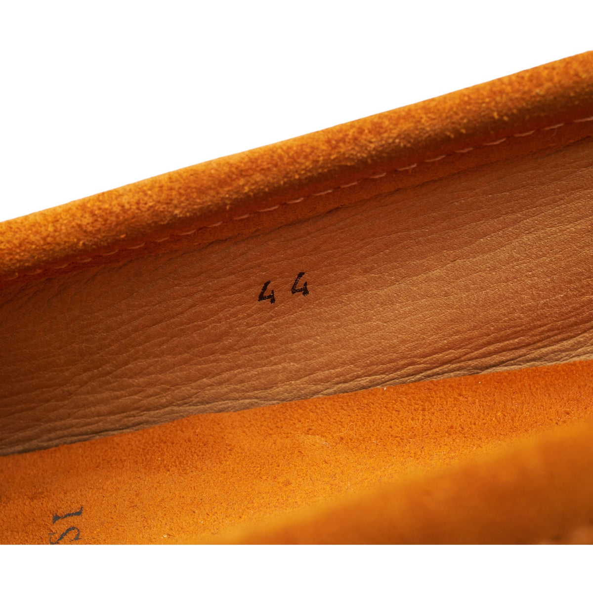 Orange Suede Loafers UK 10 EU 44