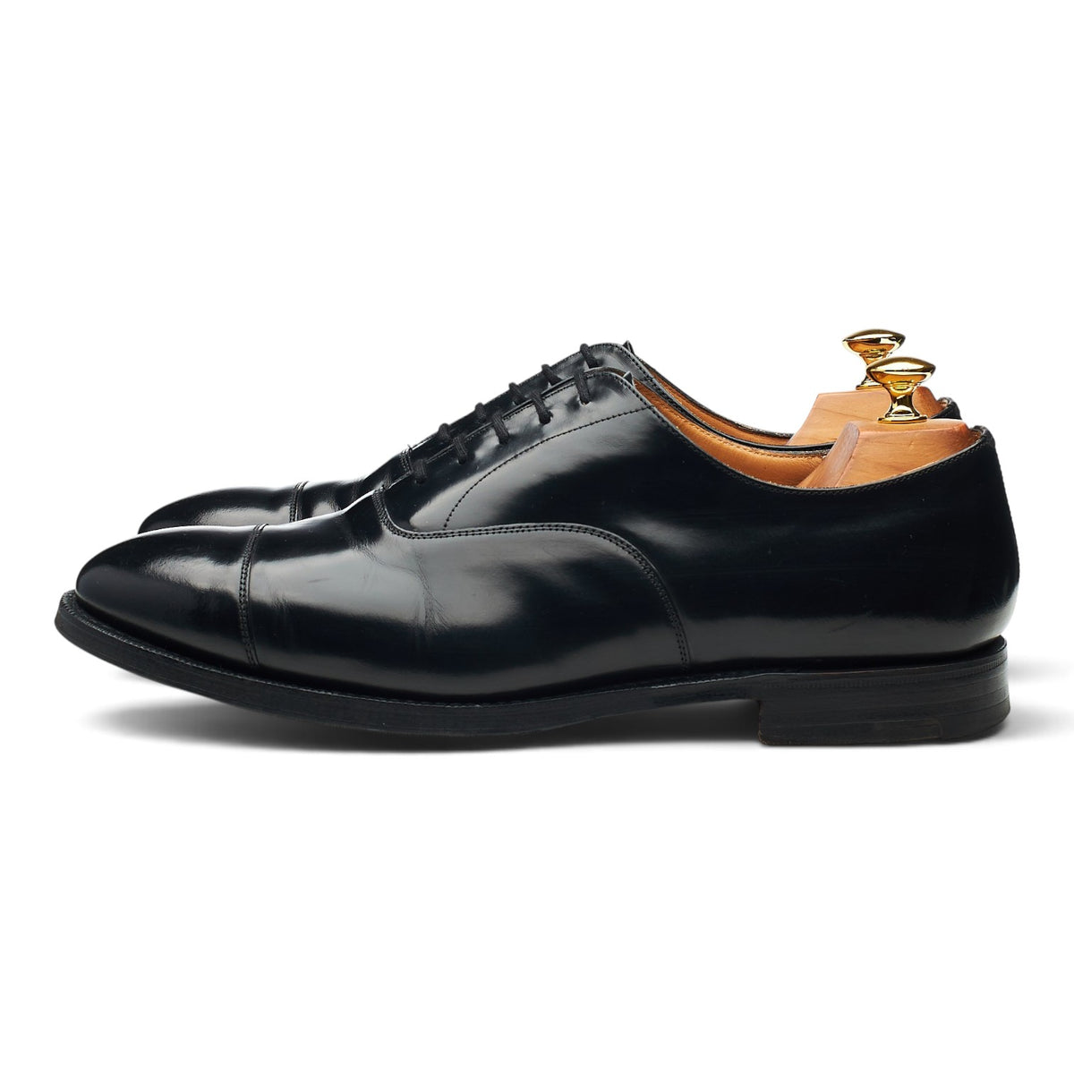 'Balmoral' Black Leather Oxford UK 10 G
