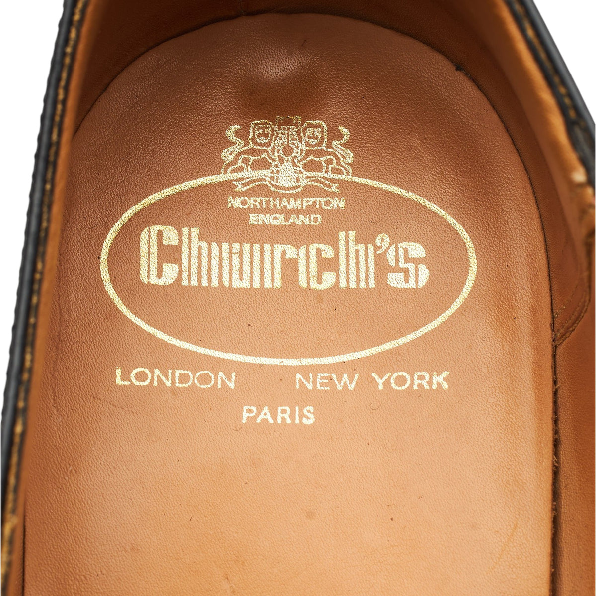 'Balmoral' Black Leather Oxford UK 10 G