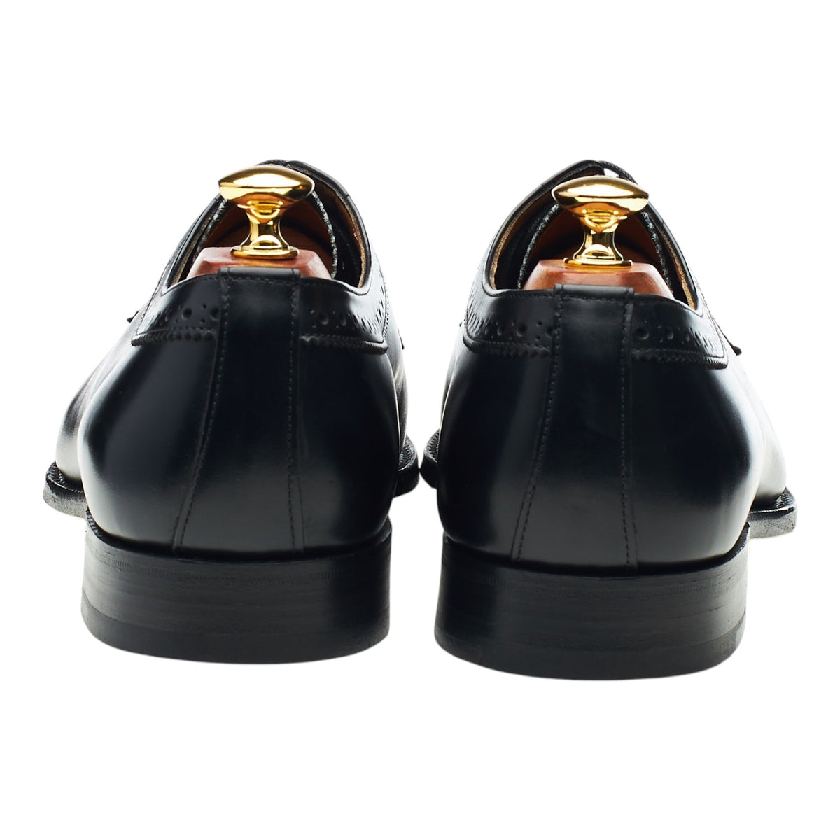 'Leo' Black Leather Derby UK 9.5 F