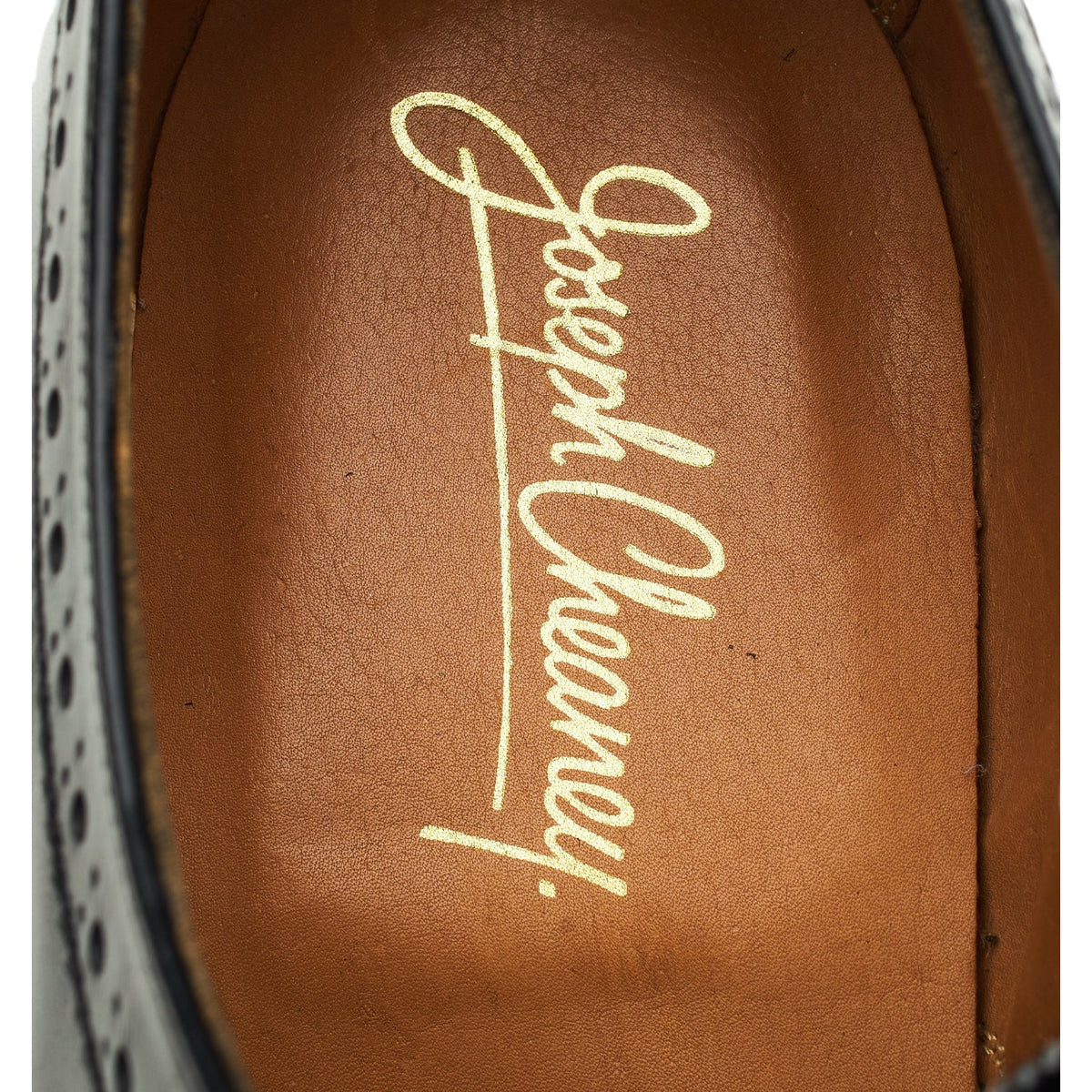 'Leo' Black Leather Derby UK 9.5 F