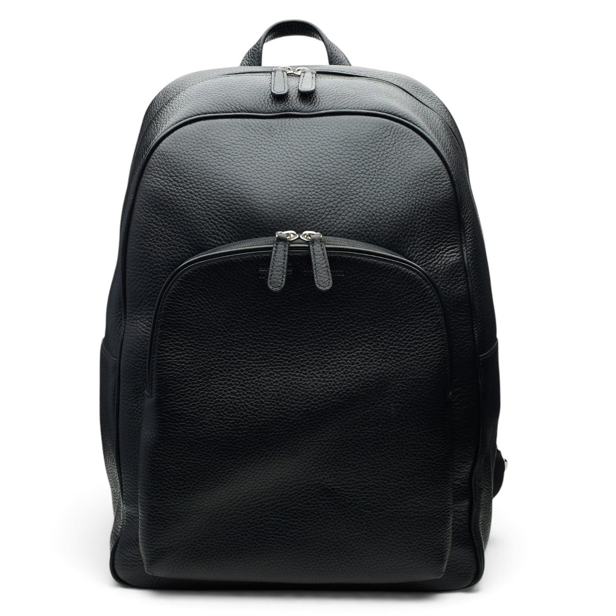 F1 Williams Black Grain Leather Backpack