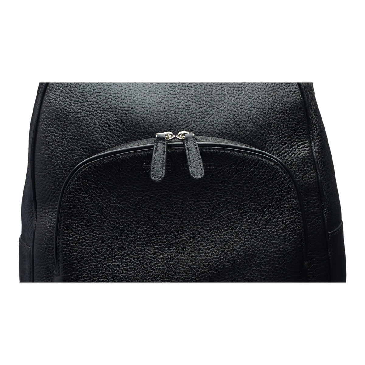 F1 Williams Black Grain Leather Backpack