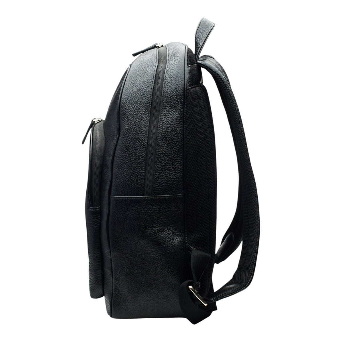 F1 Williams Black Grain Leather Backpack