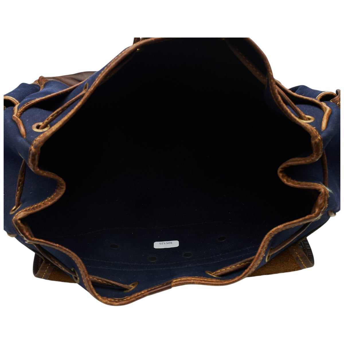 'Dovedale' Navy Blue Canvas Backpack