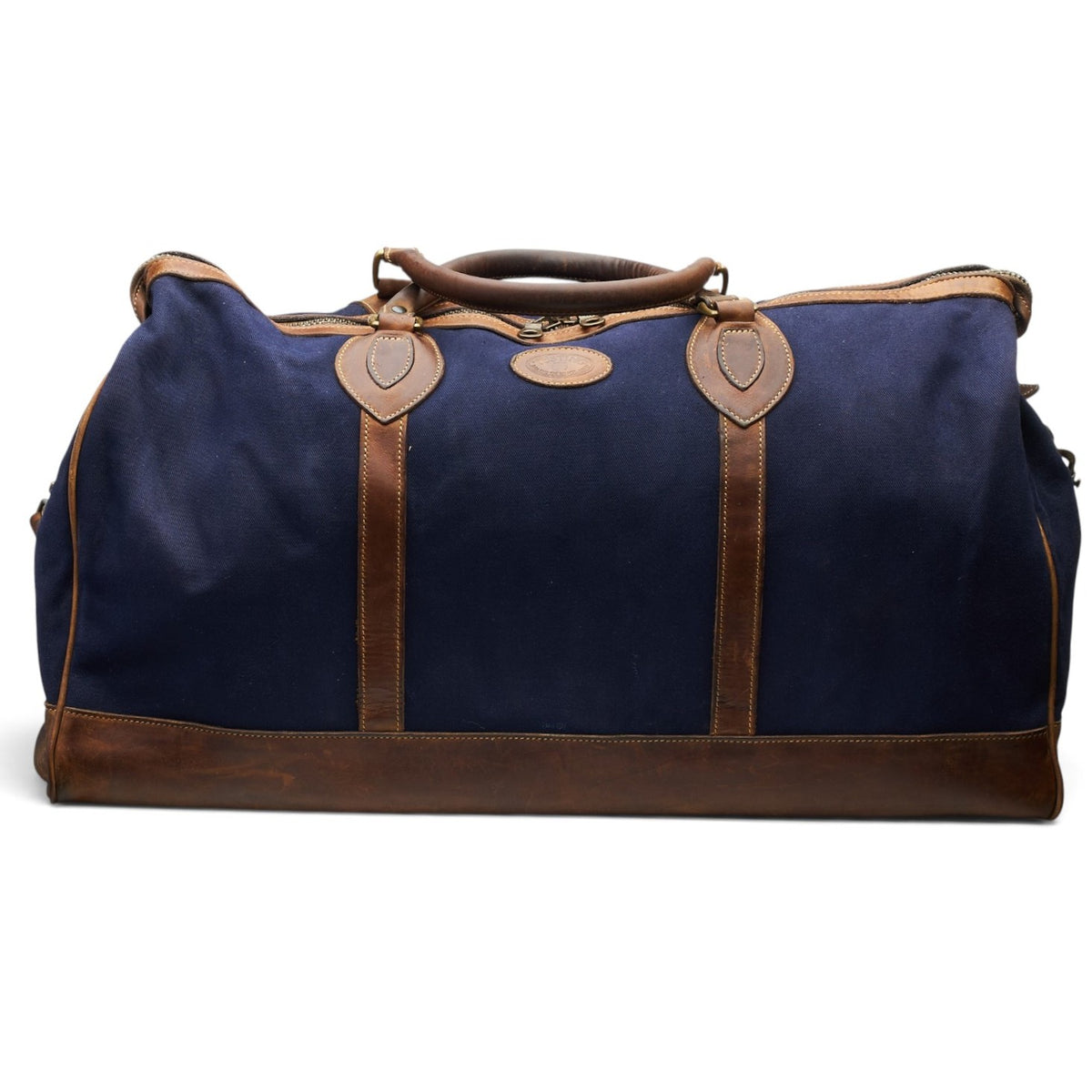Navy Blue Canvas Medium Weekender Bag
