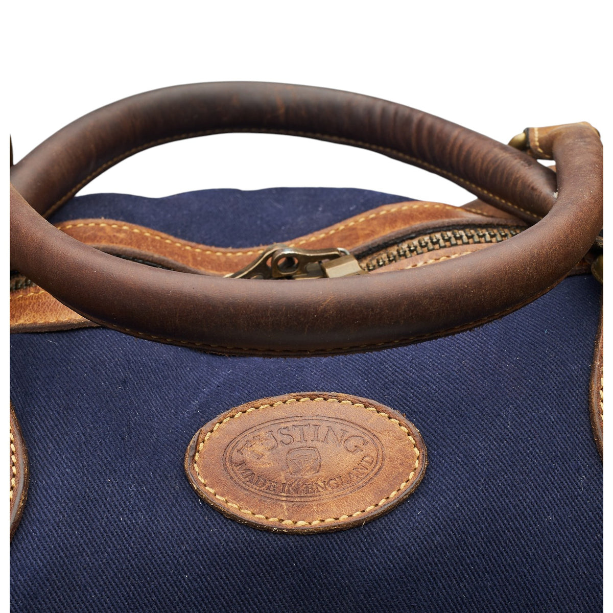 Navy Blue Canvas Medium Weekender Bag