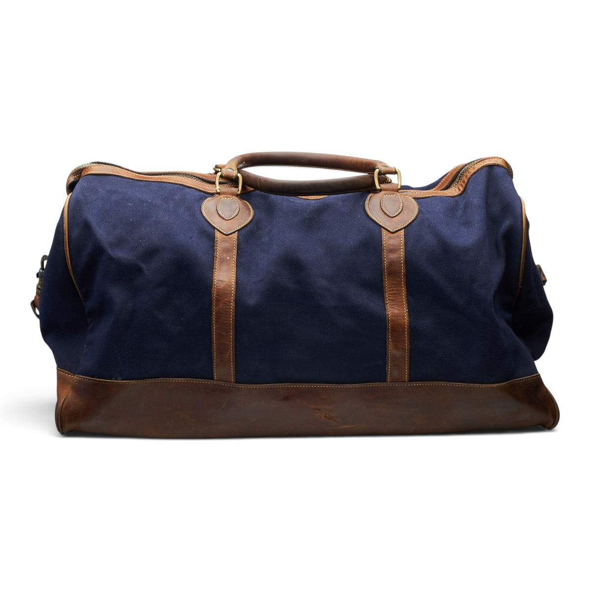 Navy Blue Canvas Medium Weekender Bag