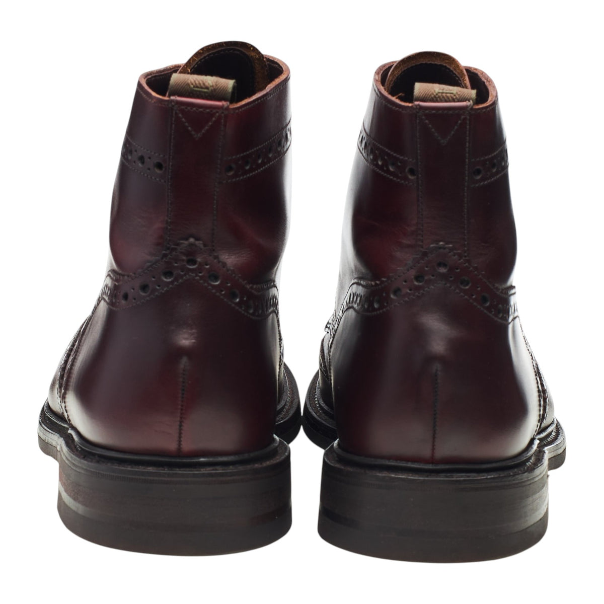 1880 'Bedale' Burgundy Chromexcel Leather Brogues Boots UK 11 G