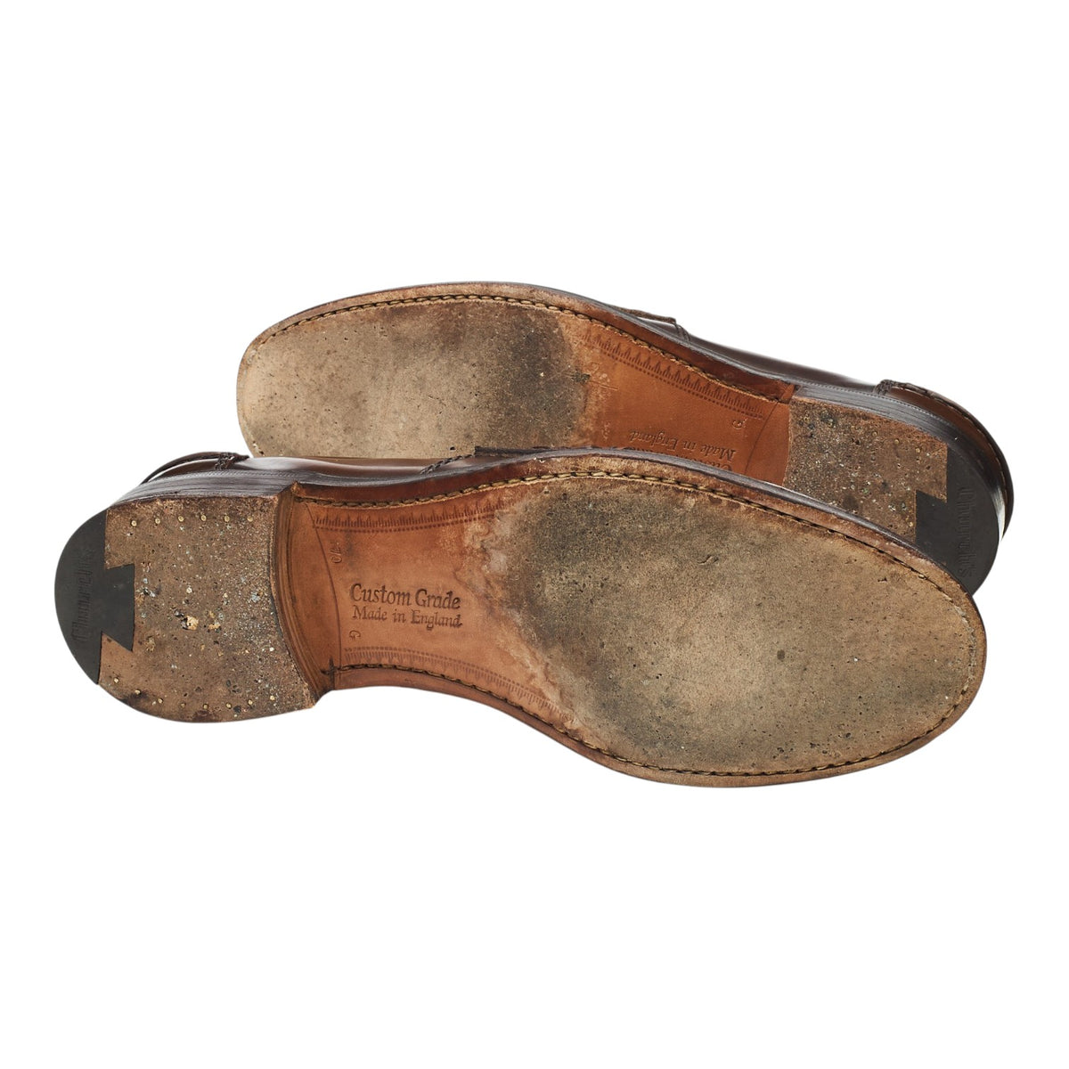 'Tunbridge' Brown Leather Loafers UK 7 G