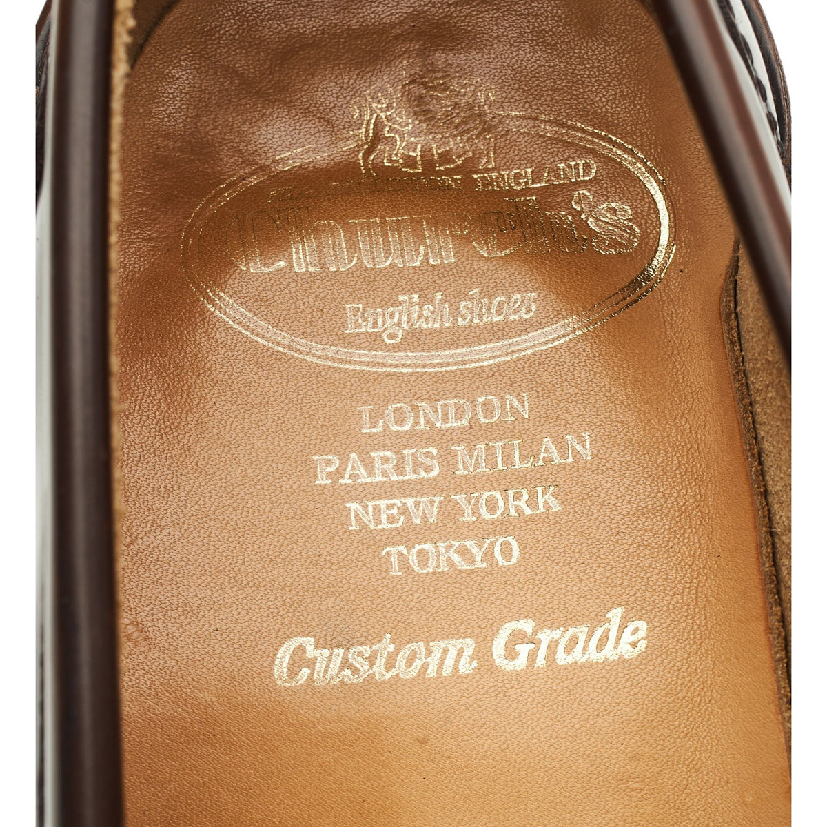 'Tunbridge' Brown Leather Loafers UK 7 G
