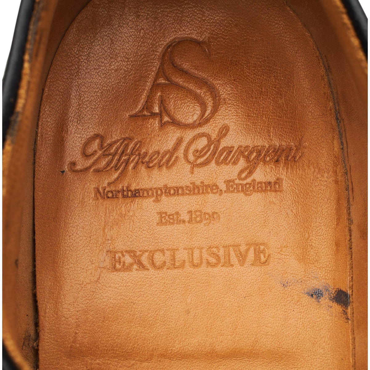 'Appleby' Black Leather Derby Brogues UK 7.5 FX