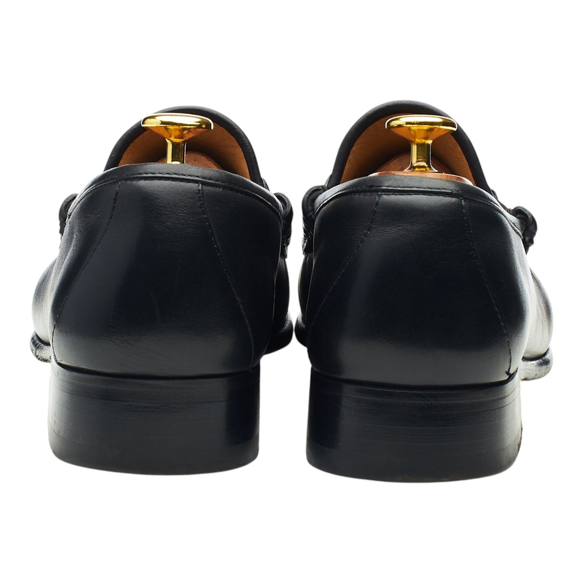 Black Leather Horsebit Loafers UK 8.5 EU 42.5 E