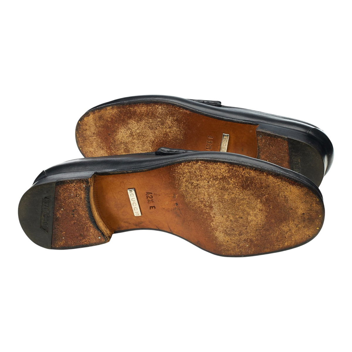 Black Leather Horsebit Loafers UK 8.5 EU 42.5 E