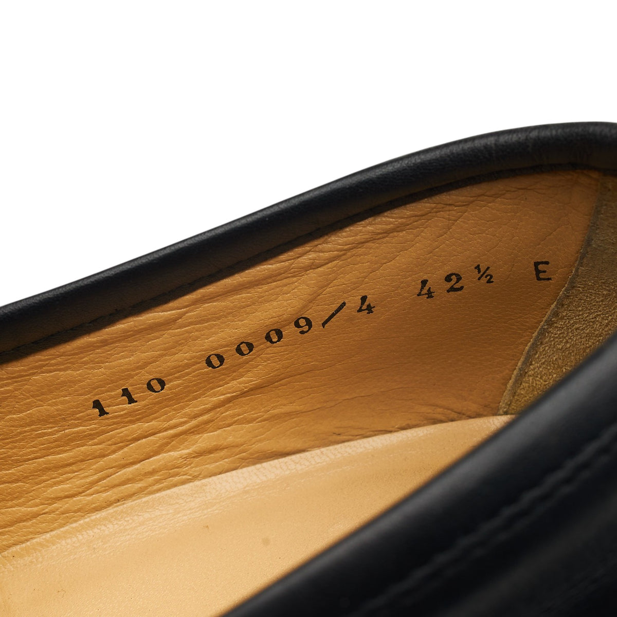 Black Leather Horsebit Loafers UK 8.5 EU 42.5 E
