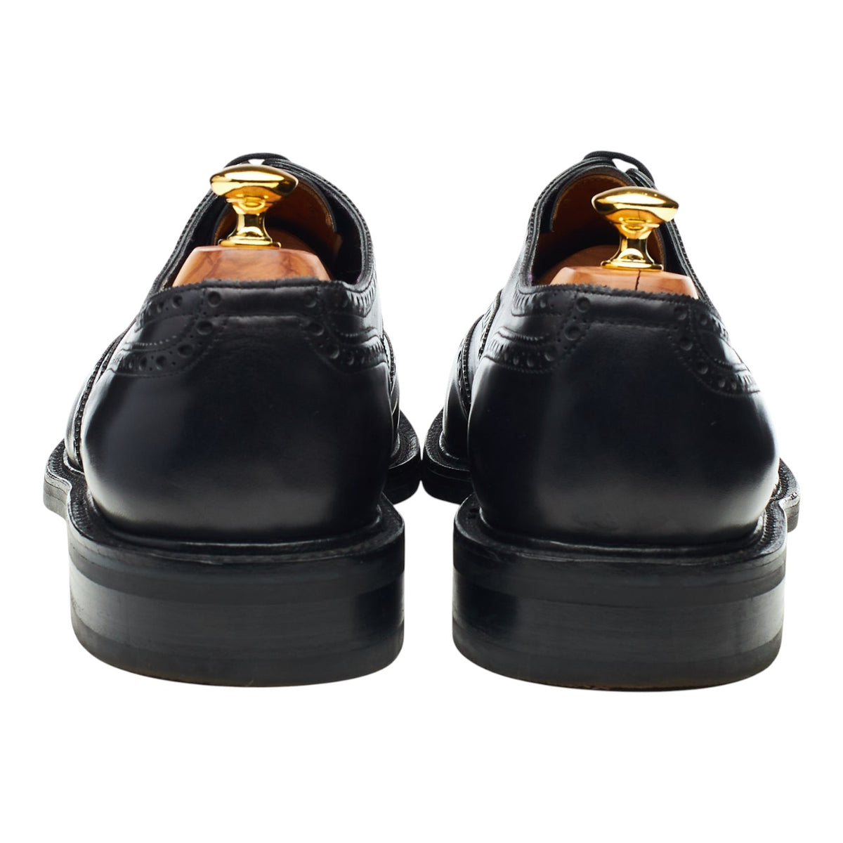 'Stowey' Black Leather Oxford Brogues UK 11.5 E