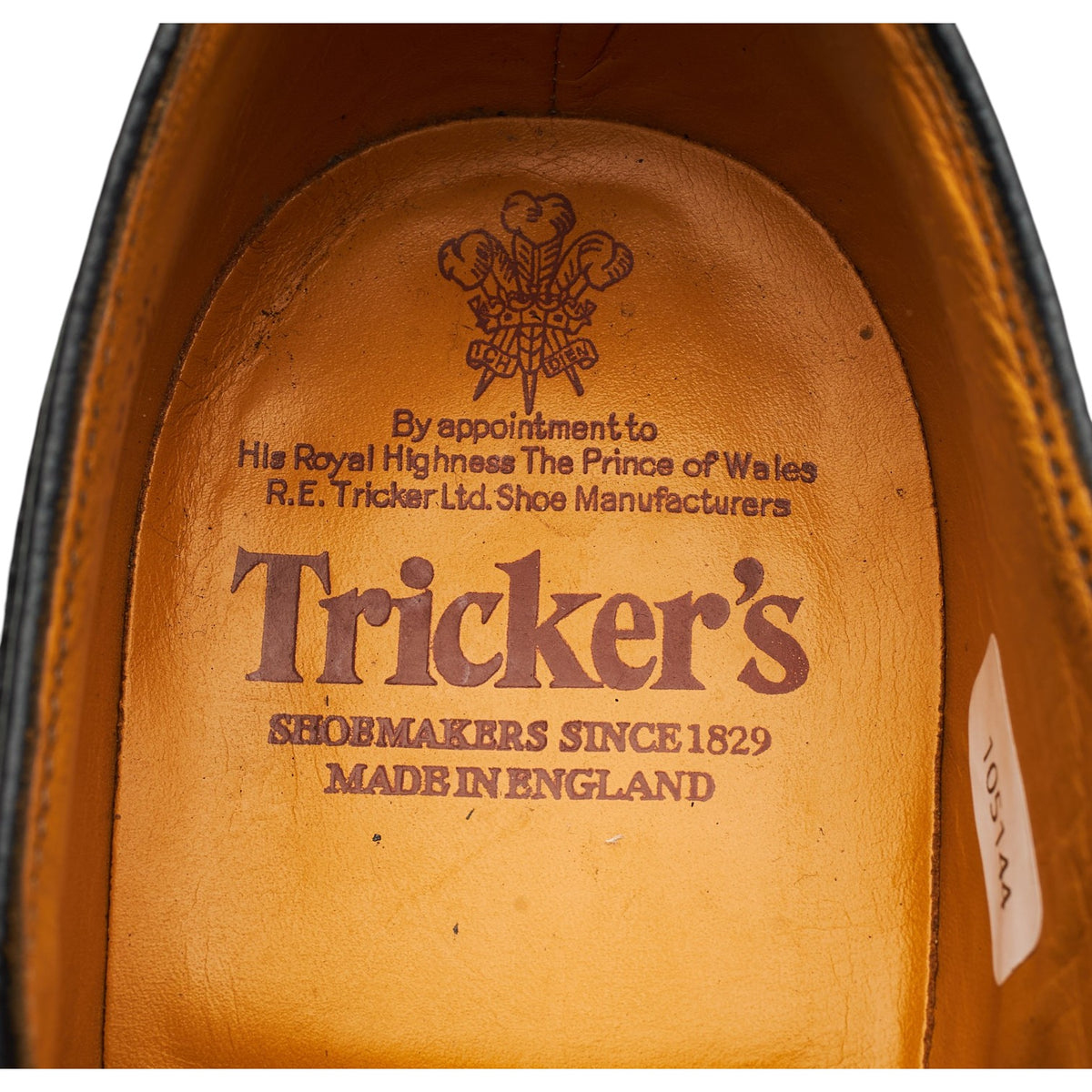 'Ilkley' Black Grain Leather Derby Brogues UK 8.5