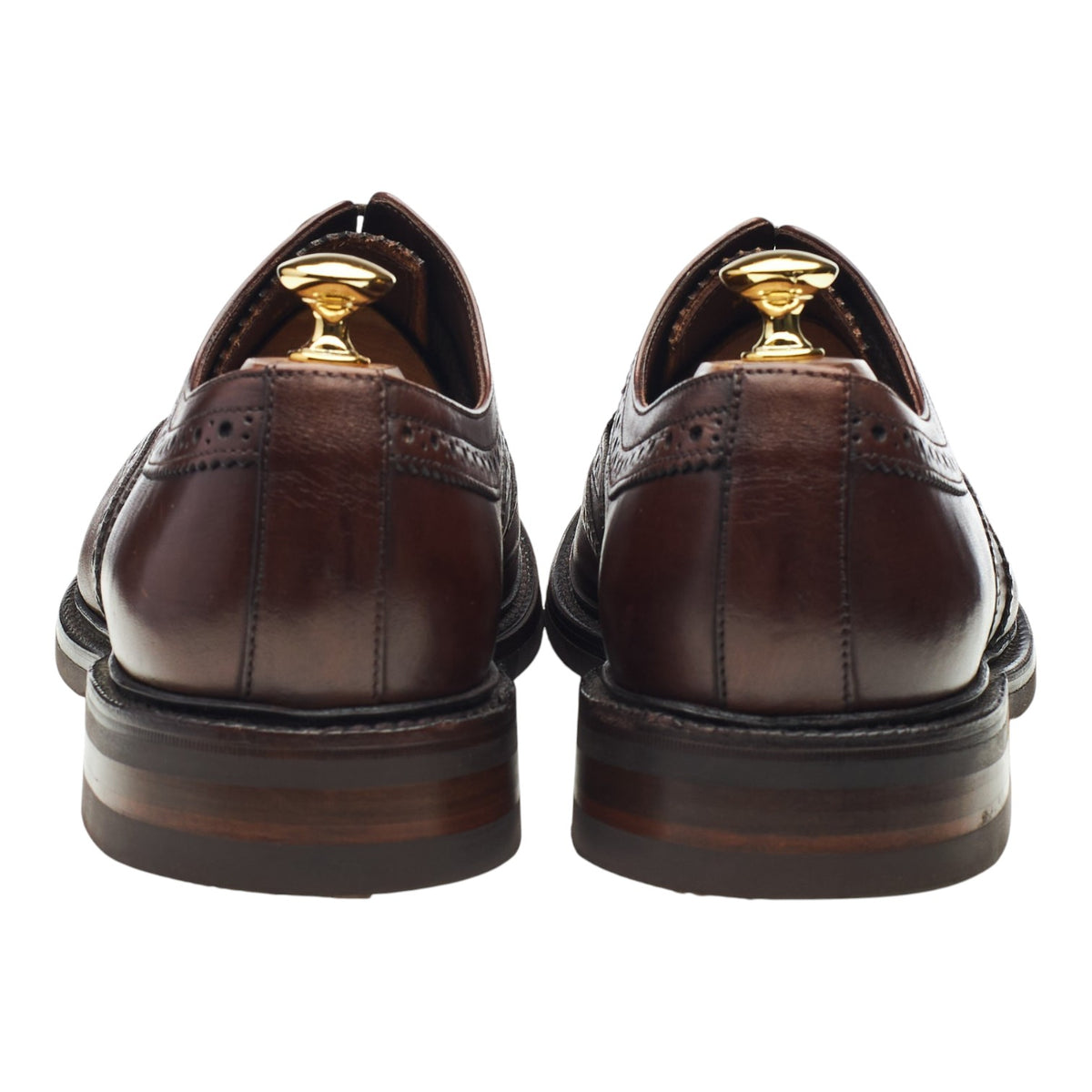 1880 'Edward' Dark Brown Leather Oxford Brogues UK 11 G