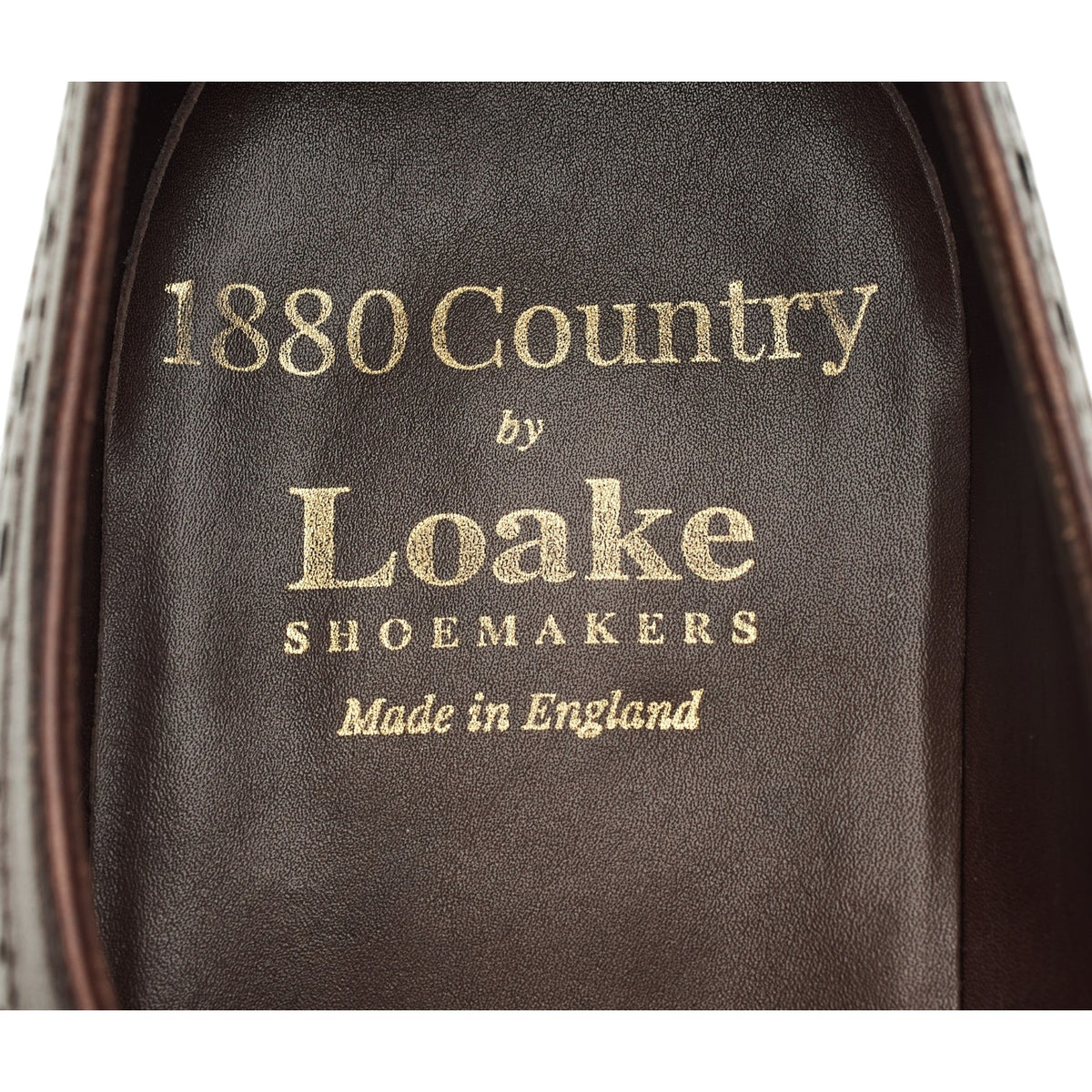 1880 'Edward' Dark Brown Leather Oxford Brogues UK 11 G