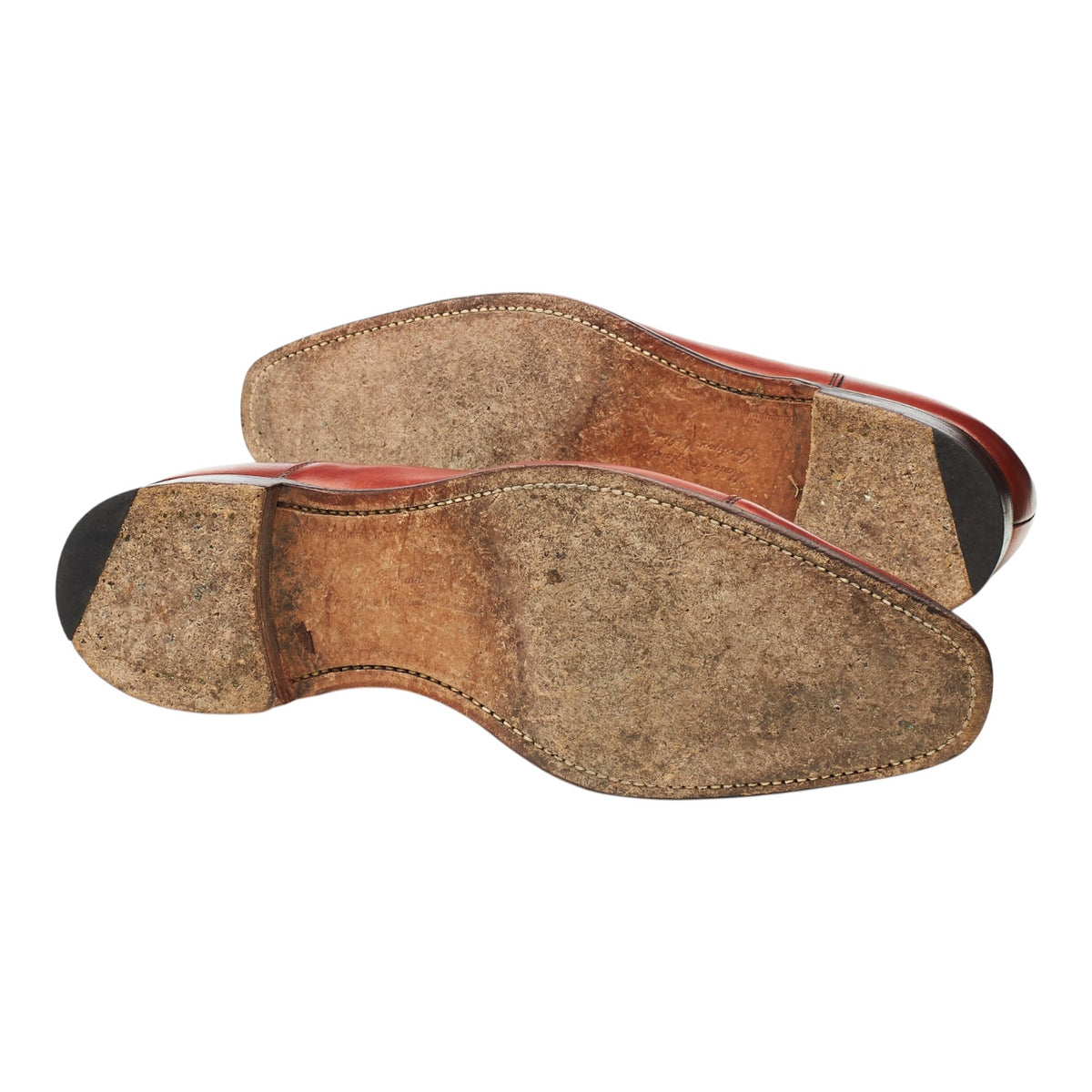 'Cambridge' Tan Brown Leather Oxford UK 8 F