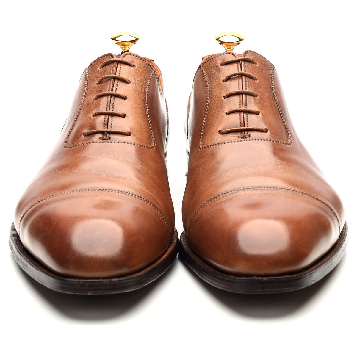 &#39;Egerton&#39; Tan Brown Leather Oxford UK 11 E