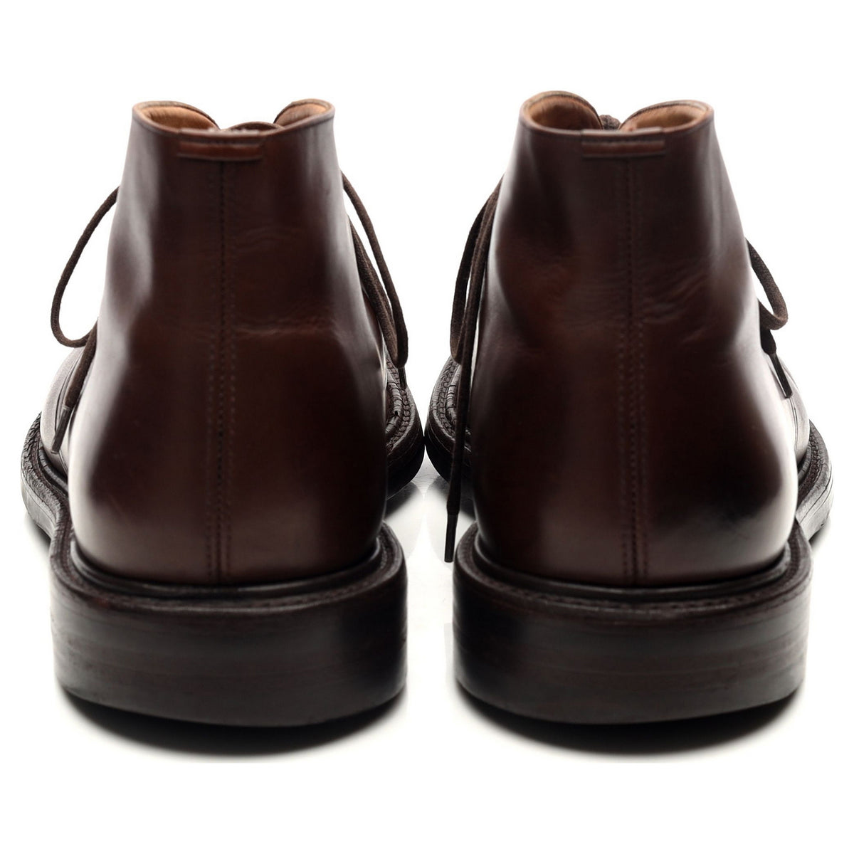 &#39;Tasmania&#39; Dark Brown Leather Chukka Boots UK 11 G