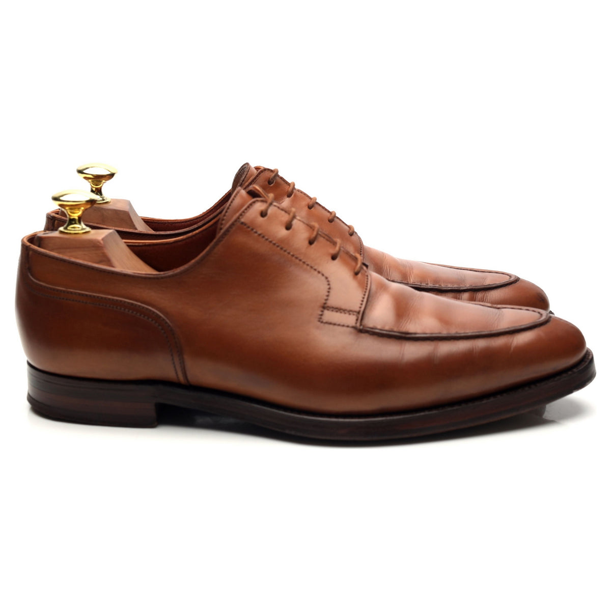 &#39;Balfour&#39; Tan Brown Leather Derby UK 7 E