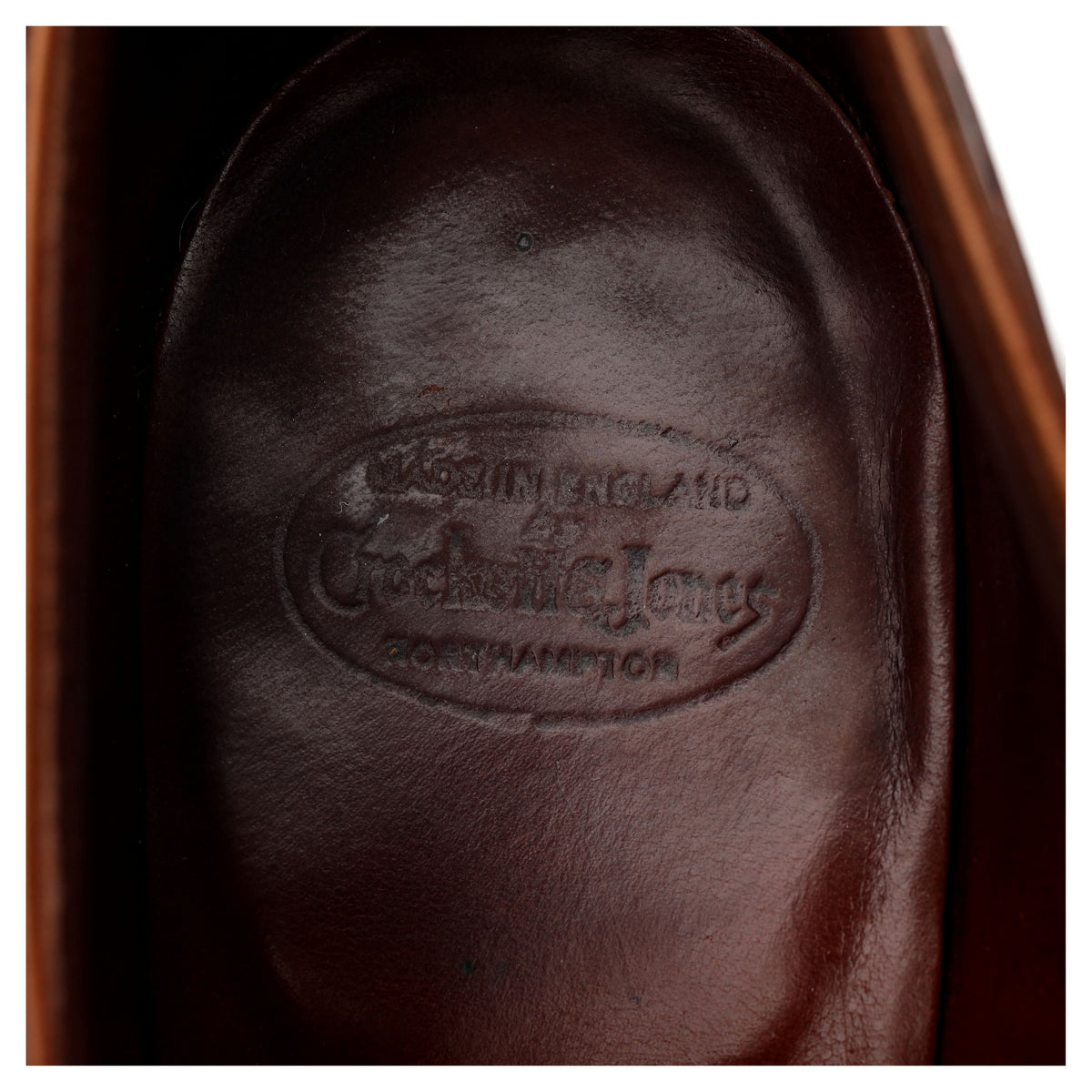 &#39;Balfour&#39; Tan Brown Leather Derby UK 7 E