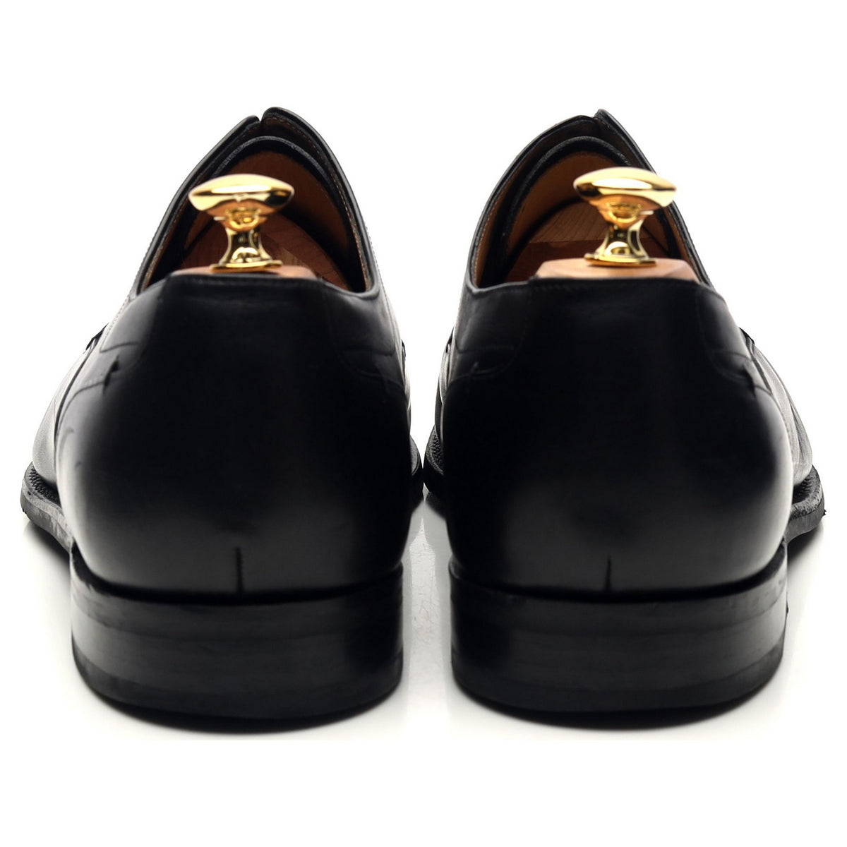 &#39;Liam&#39; Black Leather Oxford UK 10.5 G