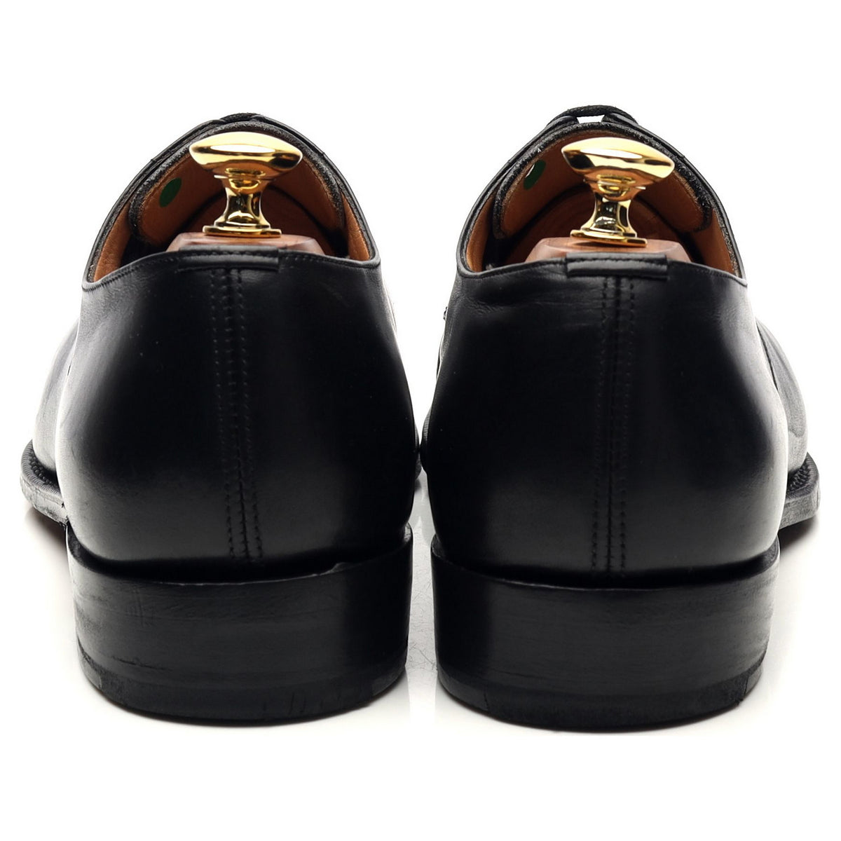 &#39;Cartmel&#39; Black Leather Derby UK 6.5 G