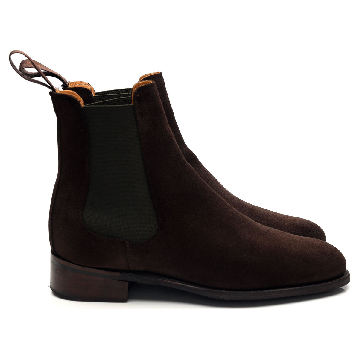 Women&#39;s &#39;Avril&#39; Dark Brown Suede Chelsea Boots UK 3.5 D