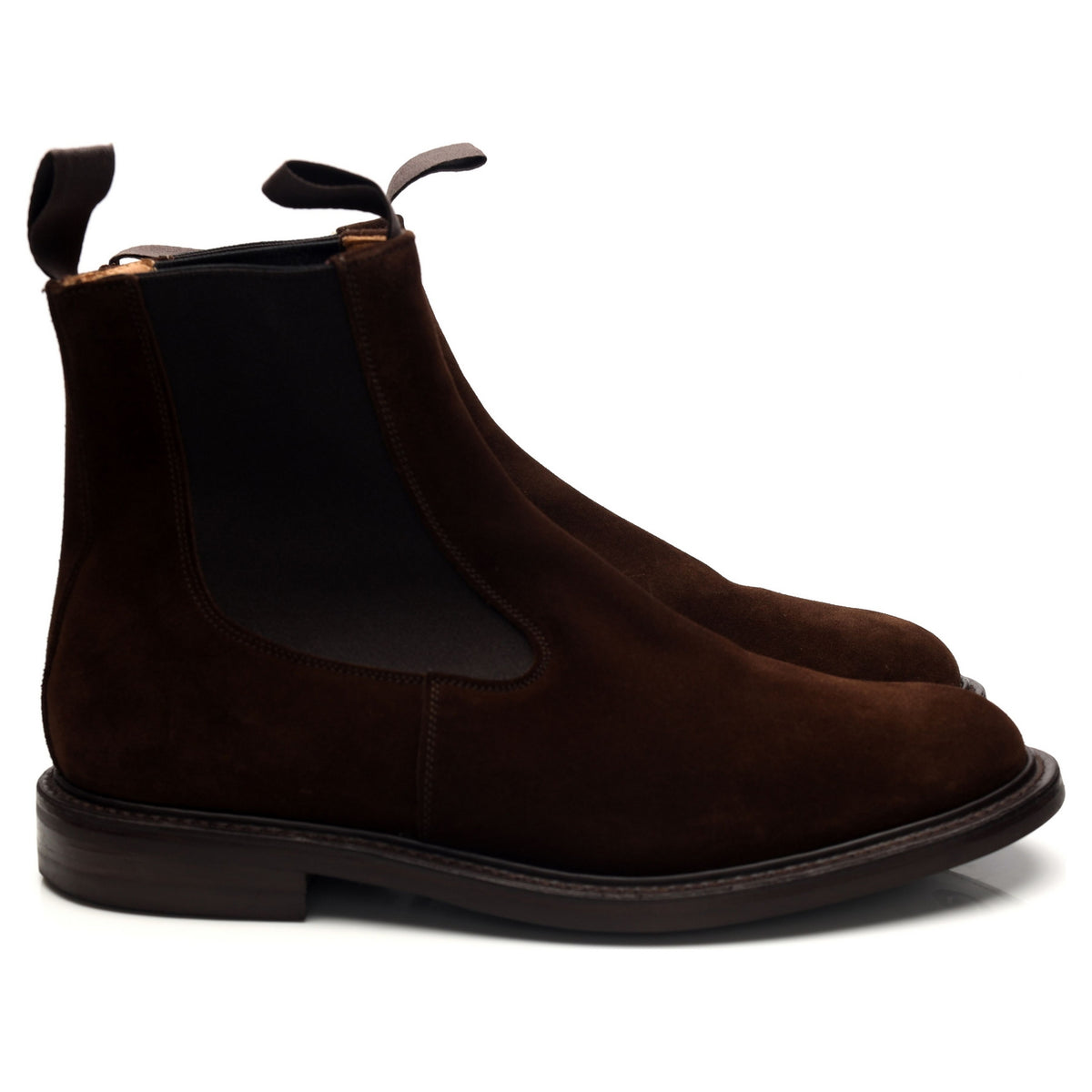&#39;Stephen&#39; Brown Suede Chelsea Boots UK 12