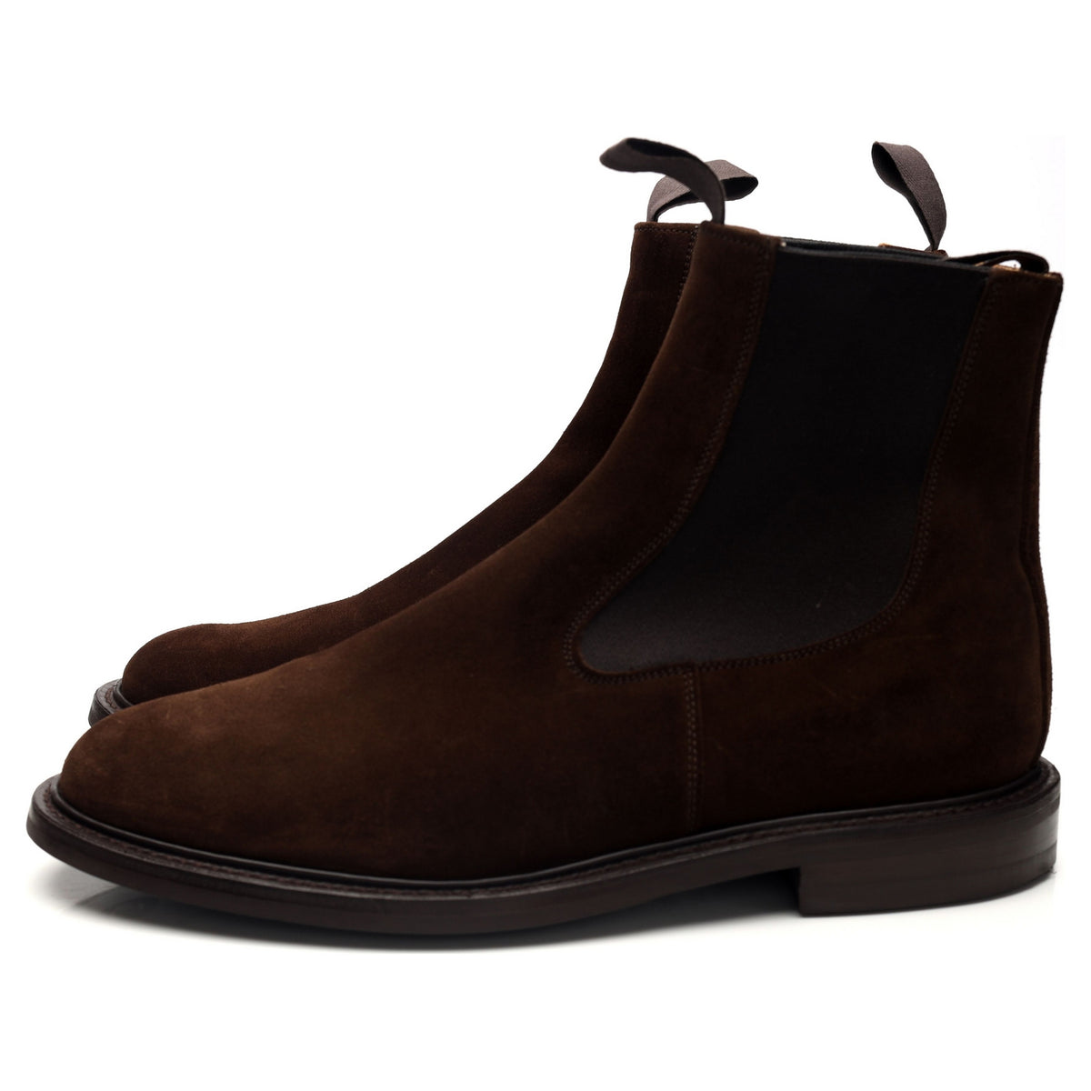 &#39;Stephen&#39; Brown Suede Chelsea Boots UK 12