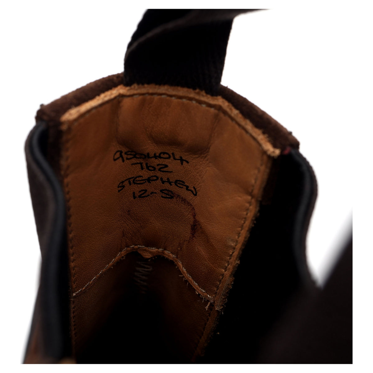 &#39;Stephen&#39; Brown Suede Chelsea Boots UK 12