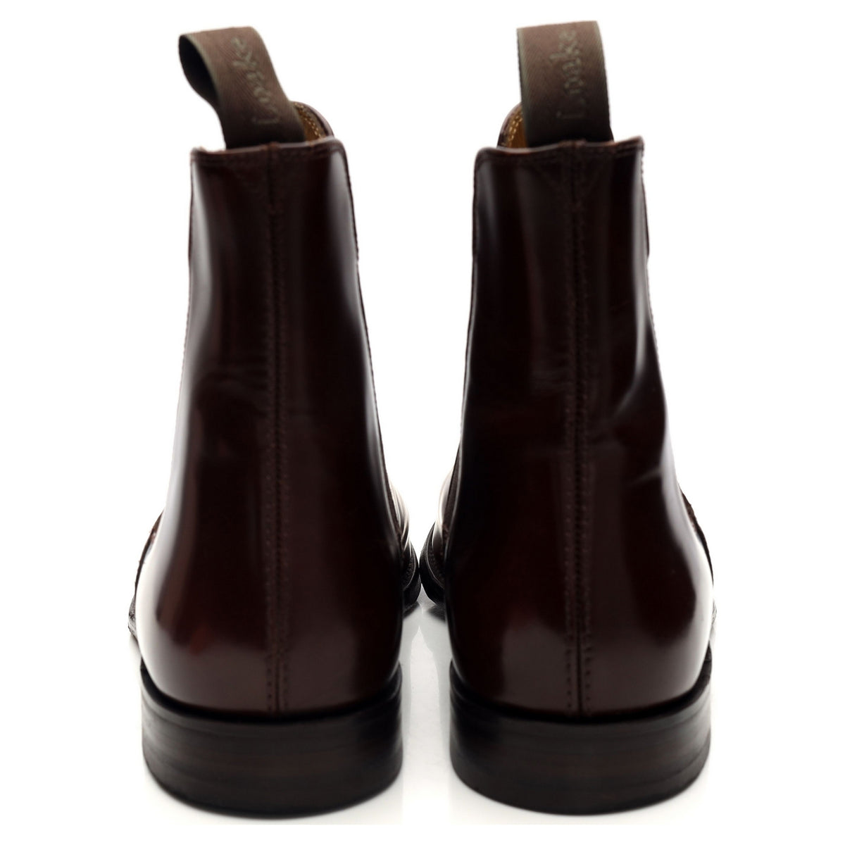 &#39;290&#39; Brown Leather Chelsea Boots UK 10.5 F