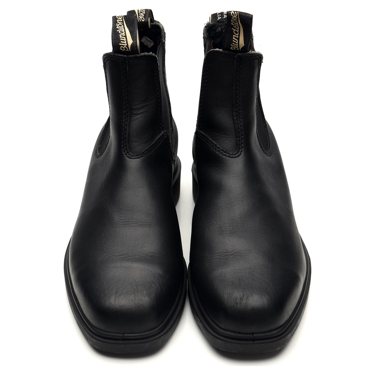 &#39;1308&#39; Black Leather Chelsea Boots UK 7