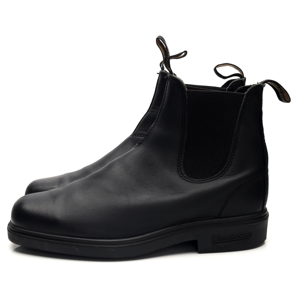 &#39;1308&#39; Black Leather Chelsea Boots UK 7