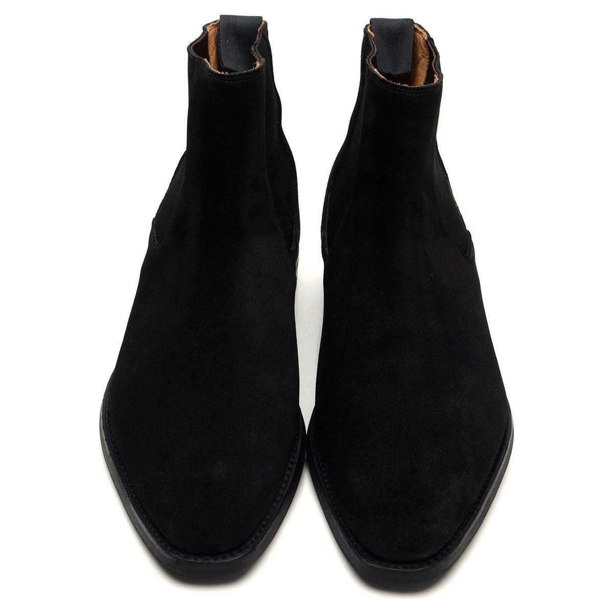 &#39;Lingfield&#39; Black Suede Chelsea Boots UK 7 E