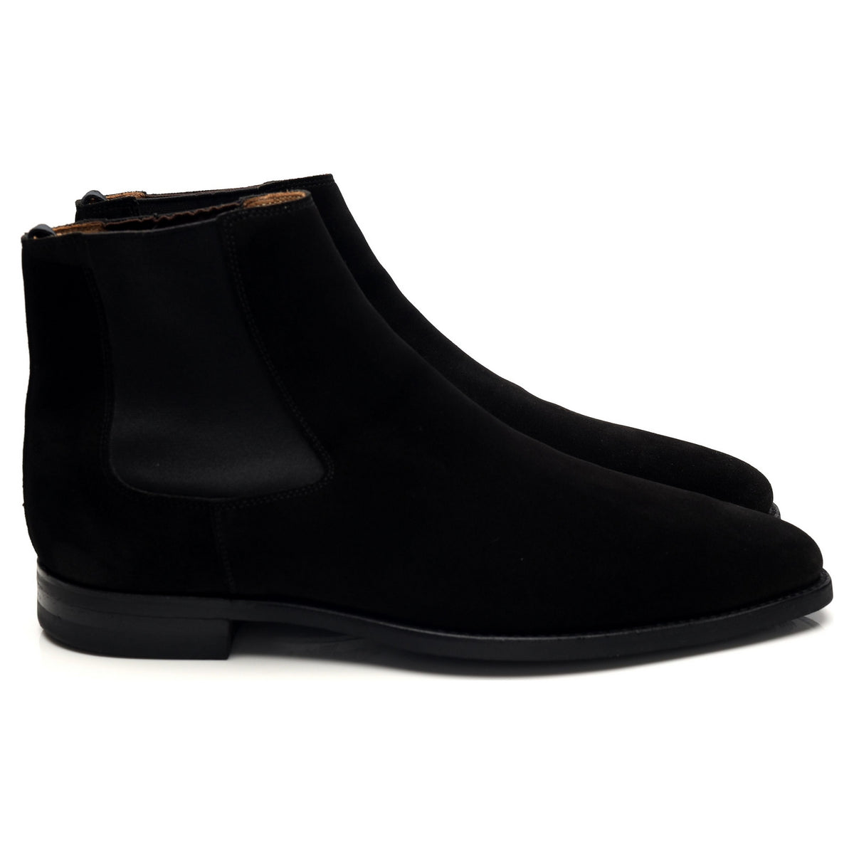 &#39;Lingfield&#39; Black Suede Chelsea Boots UK 7 E