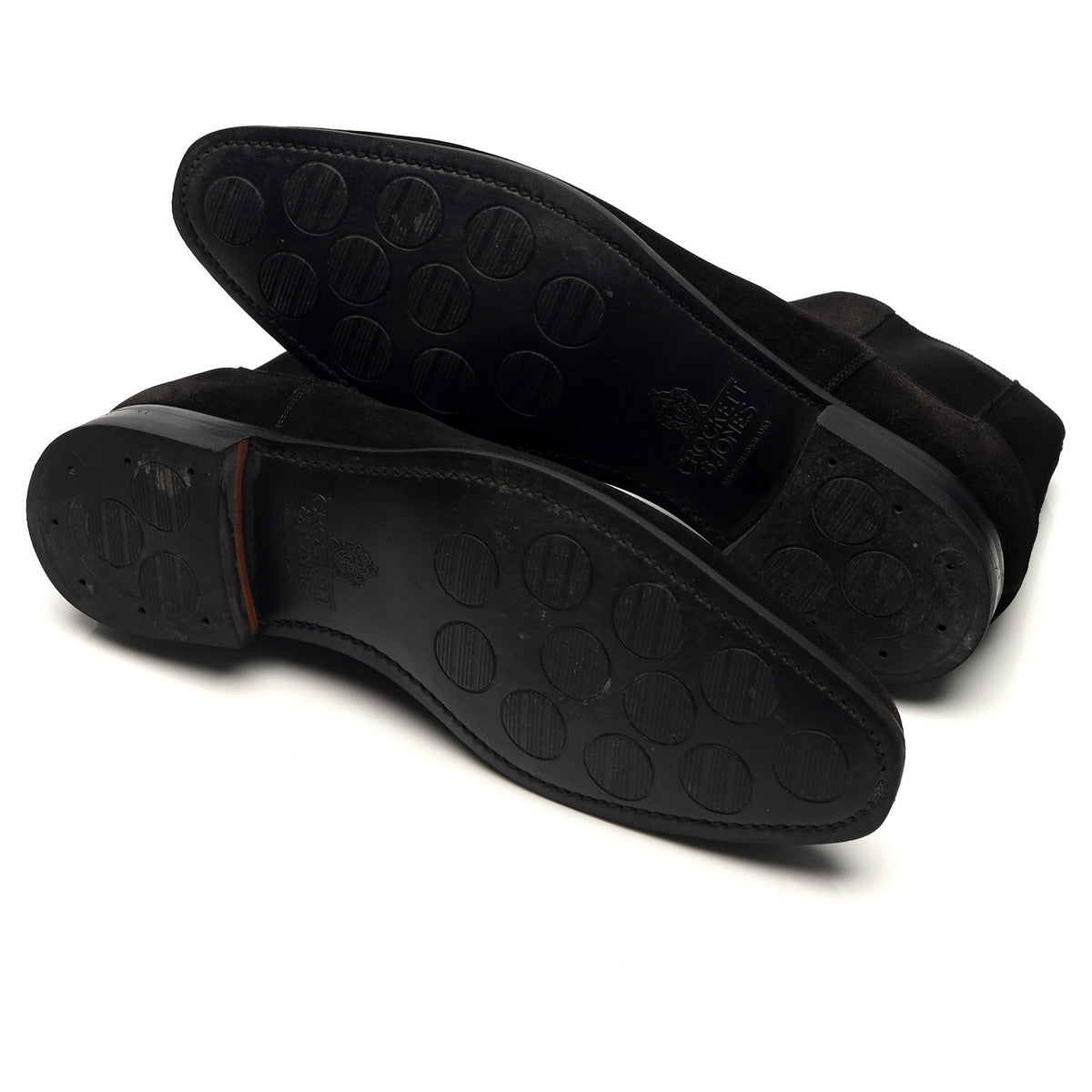 &#39;Lingfield&#39; Black Suede Chelsea Boots UK 7 E
